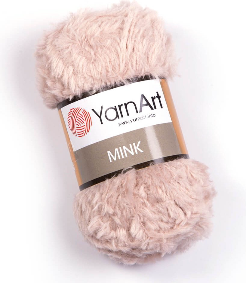 Моток YarnArt Mink 331 светло-бежевый 75 м 50 г купить,NaN