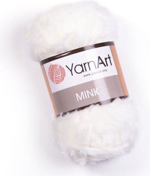 Моток YarnArt Mink 330 белый 75 м 50 г купить,NaN