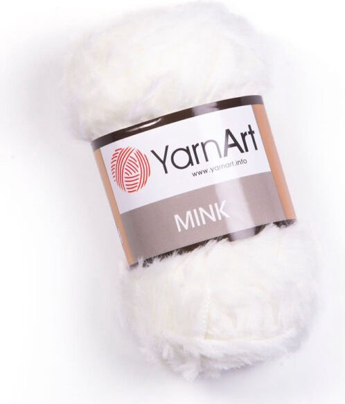 Моток YarnArt Mink 330 белый 75 м 50 г купить,NaN