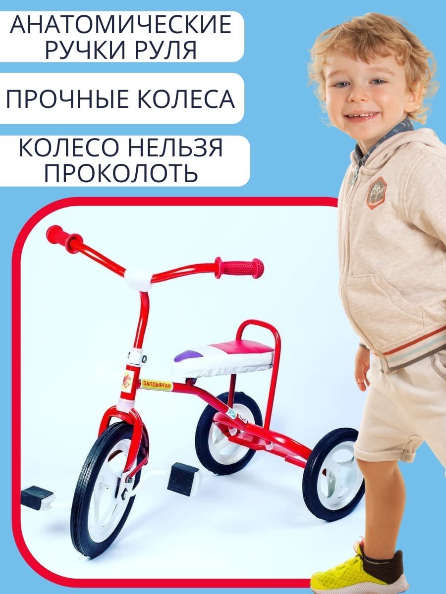 Трёхколёсный велосипед Балдырган 008 синий