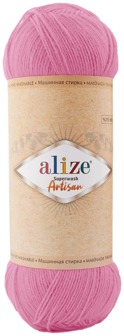 Моток Alize 8697678082623 розовый 420 м 100 г купить,NaN