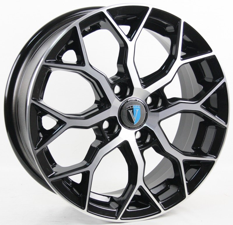 Venti 1419 5.5x14/4x98 D58.6 ET35 4 диска черный, серебристый купить,305000