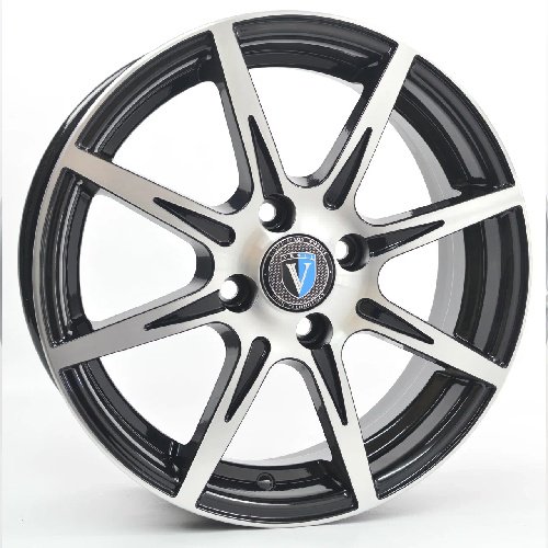 Venti 1508 5.5x15/4x100 D54.1 ET45 4 диска черный, серебристый - ForteMarket Venti 1508 5.5x15/4x100 D54.1 ET45 4 диска черный, серебристый купить,300000