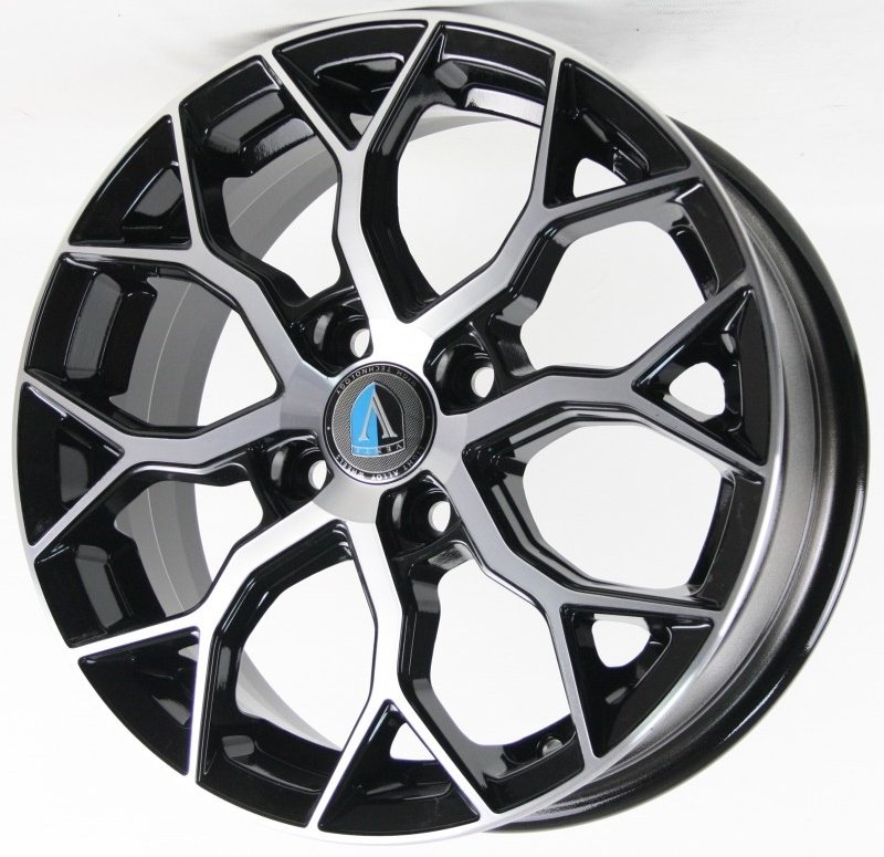 Venti 1419 5.5x14/4x98 D58.6 ET35 4 диска черный, серебристый купить,305000