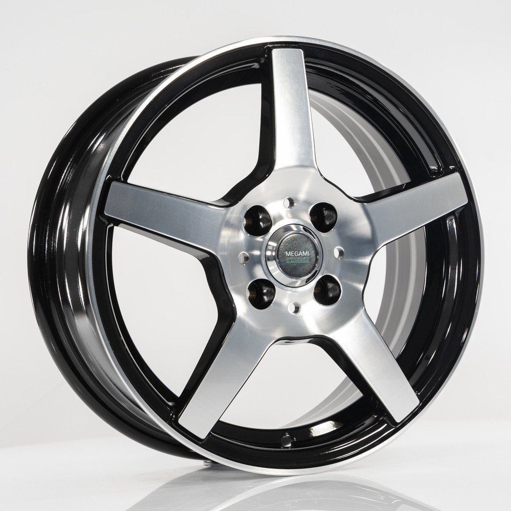 Megami AF-07 5.5x14/4x100 D57.1 ET40 4 диска черный, серебристый купить,350000