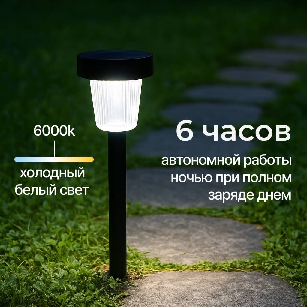 Уличный светильник в грунт / на штыре ТЕХСОЛ LED 10 Вт 30 см купить,9600