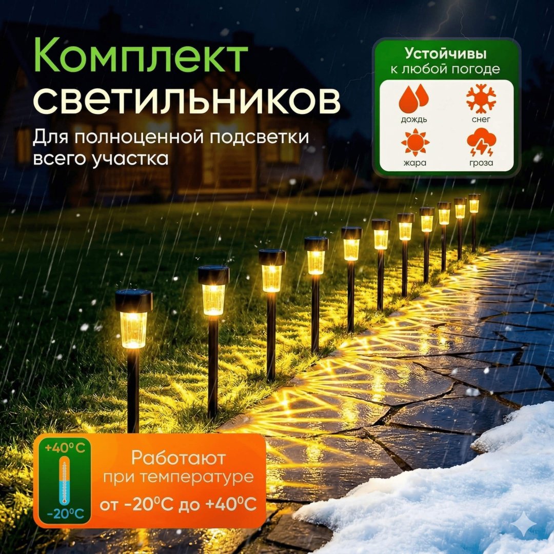 Уличный светильник в грунт / на штыре LED 0.05 Вт 30 см купить,10500