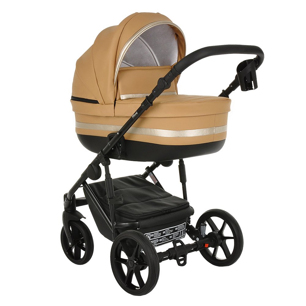 Коляска 2в1  Pituso Luna Кожа Caramel купить,NaN