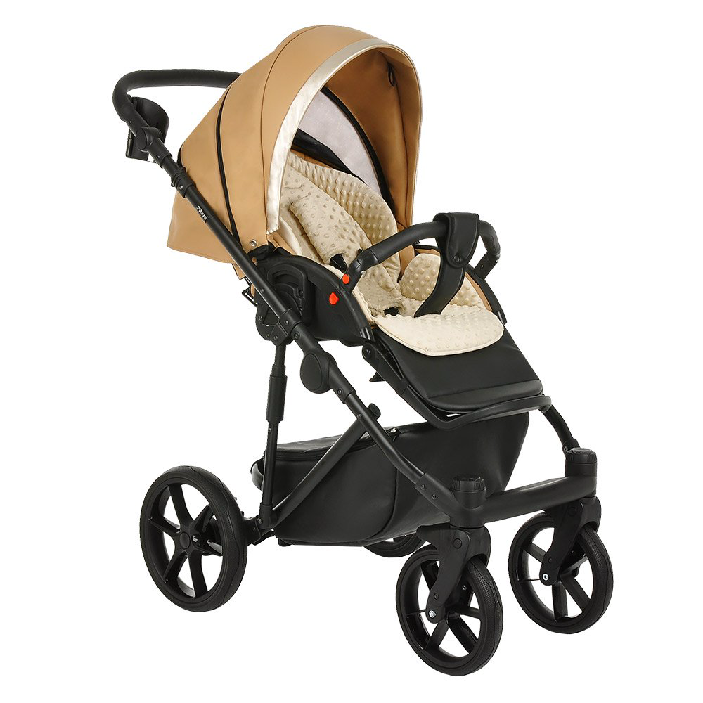 Коляска 2в1  Pituso Luna Кожа Caramel купить,NaN