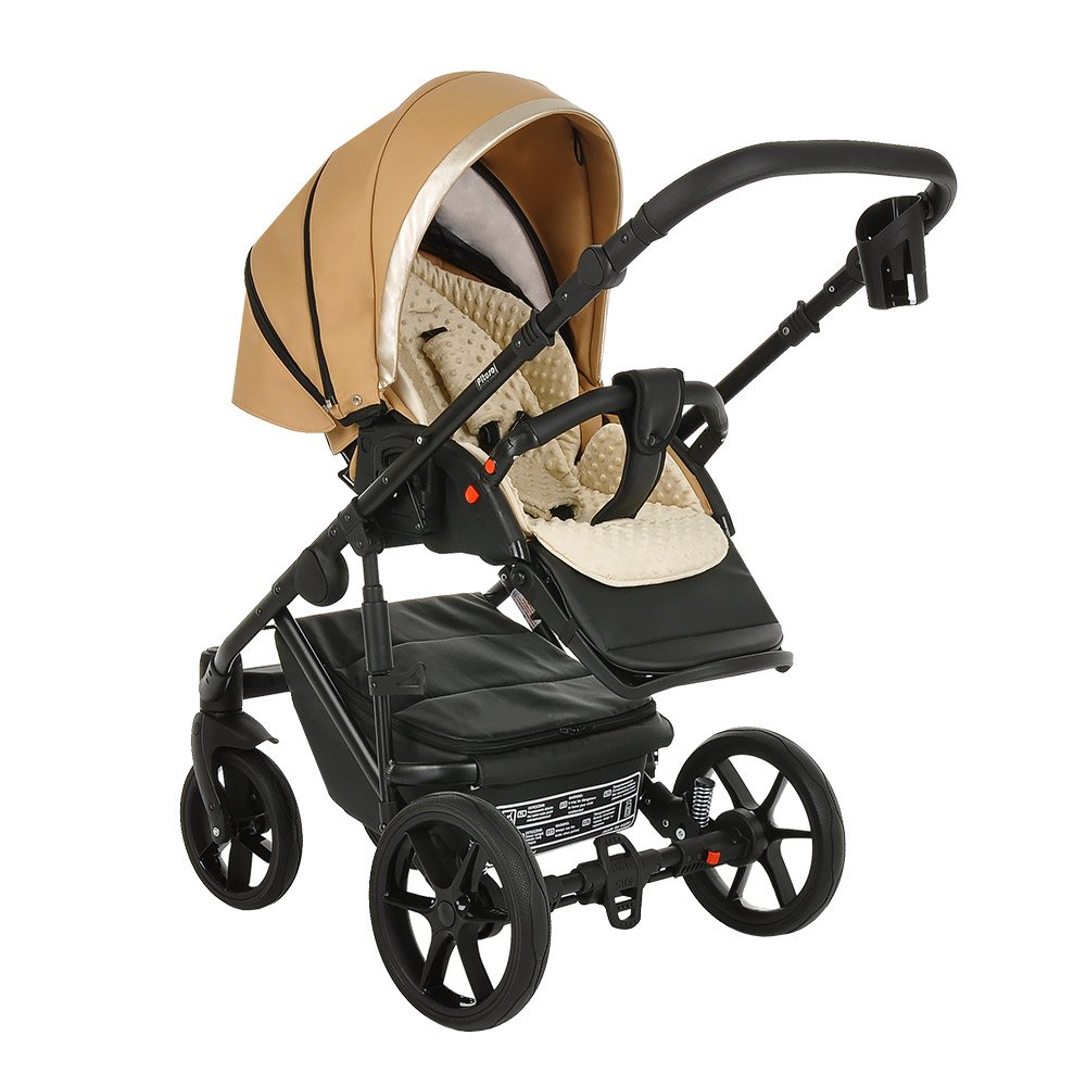 Коляска 2в1  Pituso Luna Кожа Caramel купить,NaN