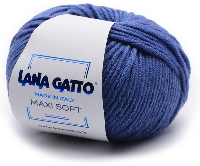 Моток Lana Gatto Maxi Soft 10173 джинс 90 м 50 г купить,NaN