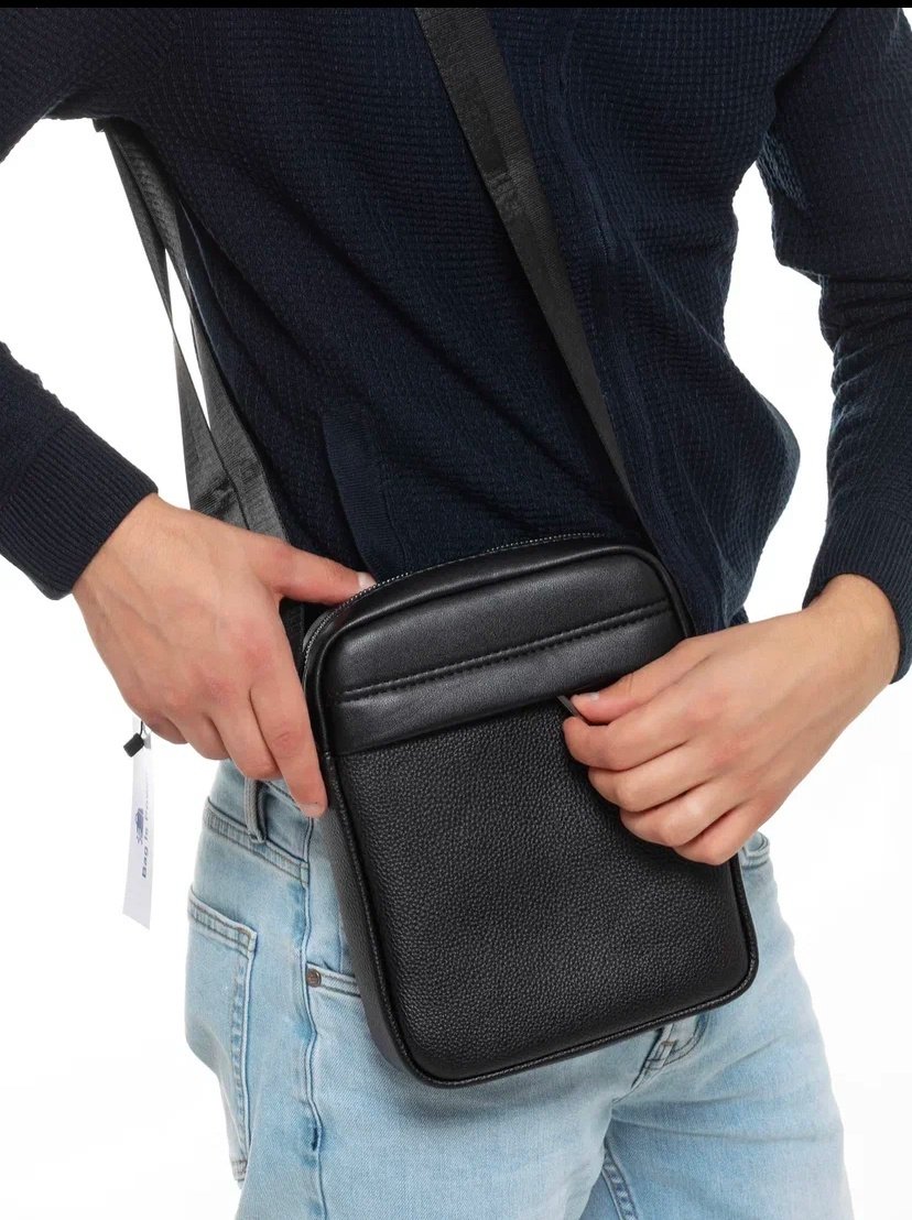 Барсетка Bag is Power экокожа черный купить,15000