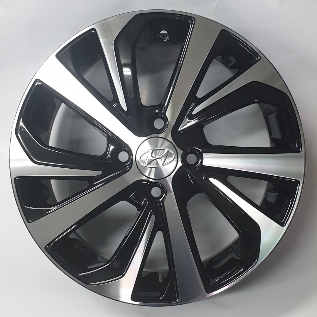 Powcan PL690 6.5x15/4x100 D54.1 ET48 4 диска черный, серебристый