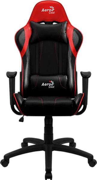 Игровое кресло Aerocool AC100 AIR BR черно-красное