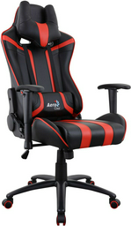 Игровое кресло Aerocool AC120 AIR-BR черно-красное