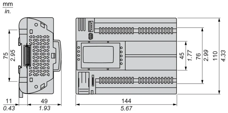 Контроллер Schneider Electric TM172PDG28RI
