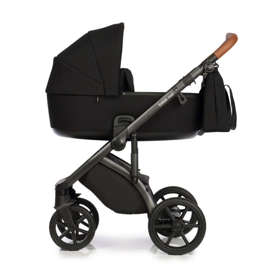Коляска 2в1 Roan   Bass Next RN022/1 Black/Brown купить,NaN