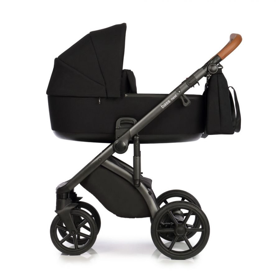 Коляска 2в1 Roan   Bass Next RN022/1 Black/Brown купить,NaN