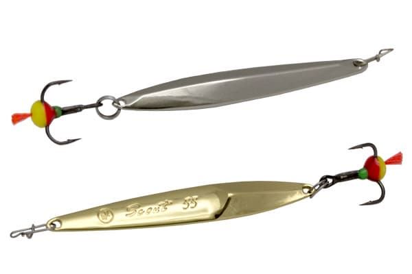 Блесна зимняя Ecopro Scout 65мм 7,5гр Silver/Gold купить,NaN