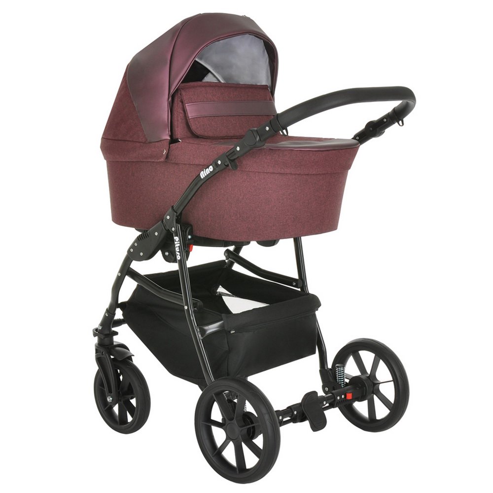 Коляска 2в1  Pituso  Nino Purple+Leather Metalic Purple купить,NaN
