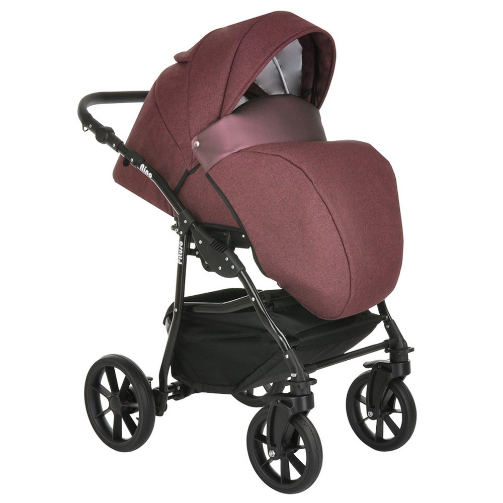 Коляска 2в1  Pituso  Nino Purple+Leather Metalic Purple купить,NaN