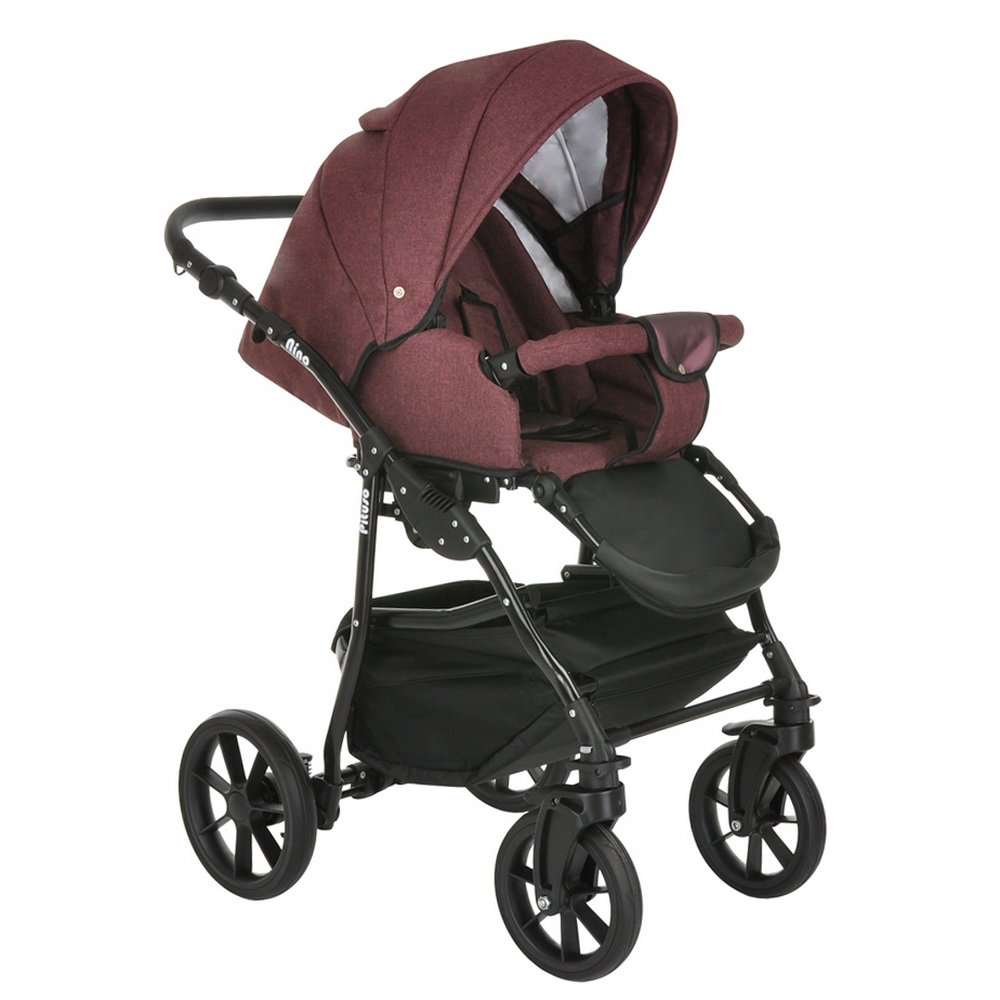 Коляска 2в1  Pituso  Nino Purple+Leather Metalic Purple купить,NaN