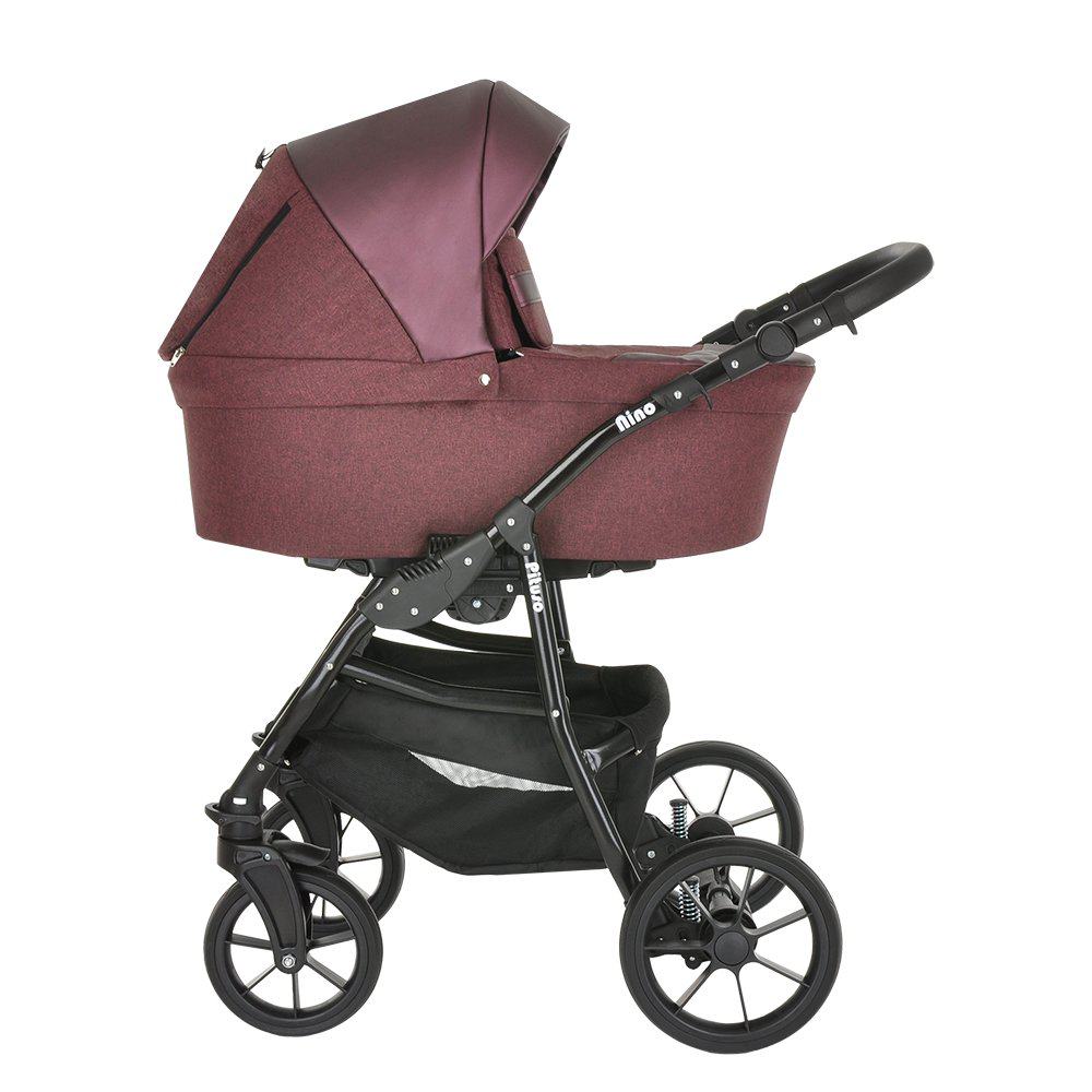 Коляска 2в1  Pituso  Nino Purple+Leather Metalic Purple купить,NaN
