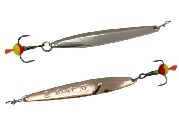 Блесна зимняя Ecopro Scout 65мм 7,5гр Silver/Copper купить,NaN