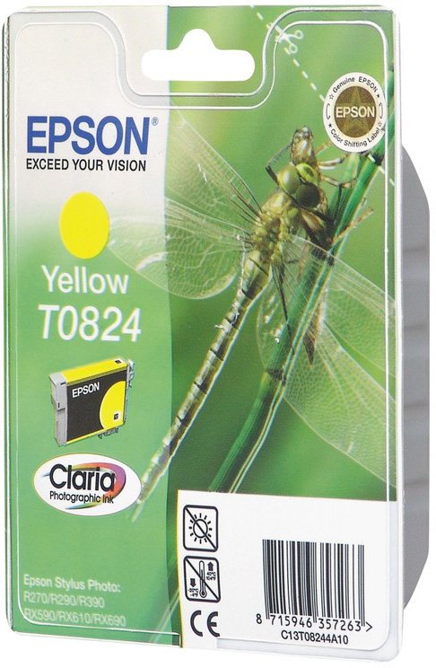 Картридж Epson C13T11244A10 желтый купить,NaN