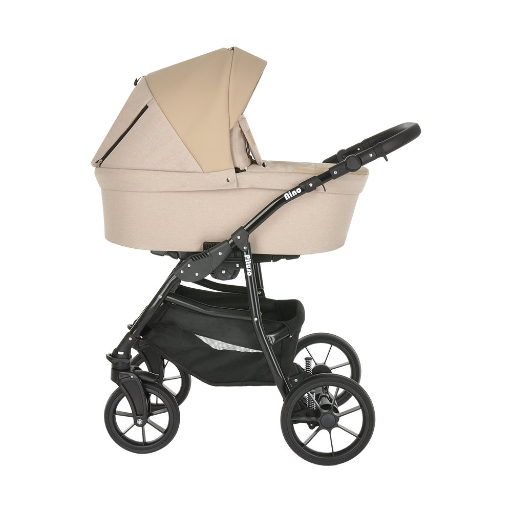 Коляска 2в1 Pituso Nino  Beige+Leather Beige купить,NaN