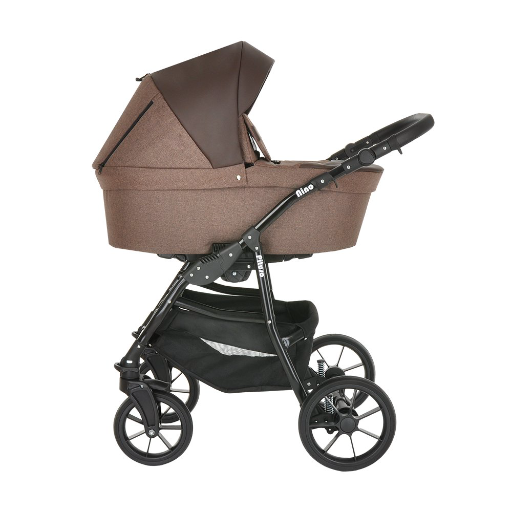 Коляска 2в1  Pituso  Nino Brown+Leather Brown купить,NaN