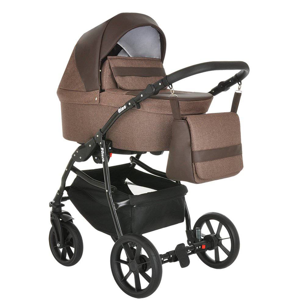 Коляска 2в1  Pituso  Nino Brown+Leather Brown купить,NaN