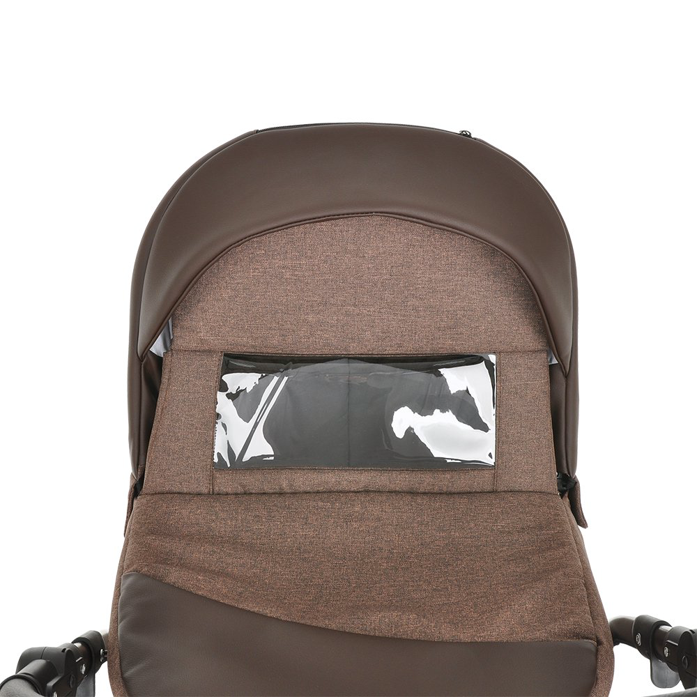 Коляска 2в1  Pituso  Nino Brown+Leather Brown купить,NaN