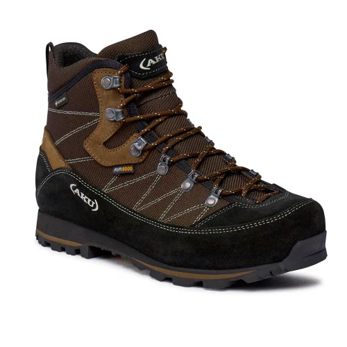 Треккинговые ботинки Aku Trekker L.3 Wide Gtx dark grey brown 44 купить,NaN
