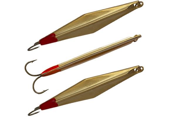 Блесна зимняя Ecopro Joker 55мм 6гр Gold двойник купить,NaN