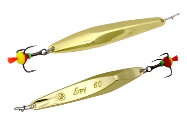 Блесна зимняя Ecopro Spy 80мм 20гр Gold купить,NaN