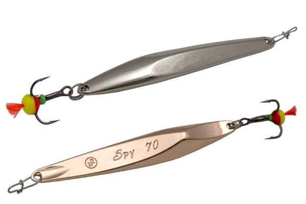 Блесна зимняя Ecopro Spy 80мм 20гр Silver/Copper купить,NaN