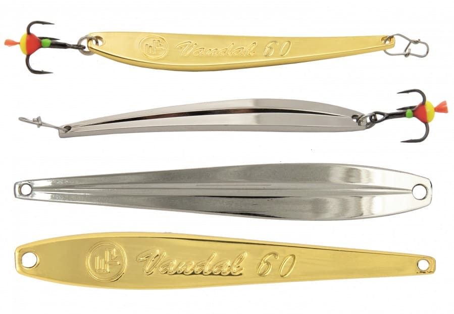 Блесна зимняя Ecopro Vandal 60мм 5гр Silver/Gold купить,NaN