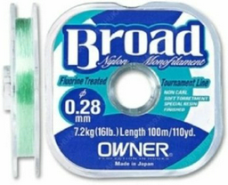 Рыболовная леска Owner Broad 56013-0.60 0.6 мм зеленый