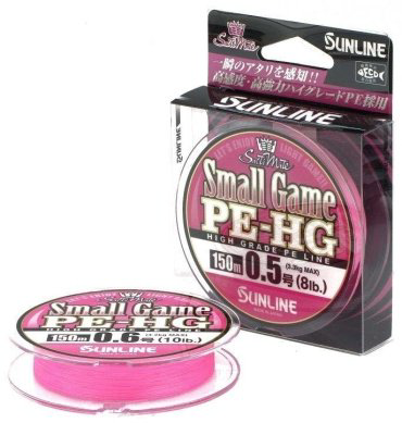 Рыболовная леска Sunline Small Game PE-HG 0.07 мм розовая купить,NaN