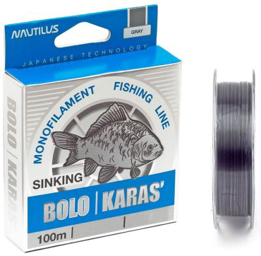 Рыболовная леска NAUTILUS Bolo карась 0.35 мм серый купить,NaN