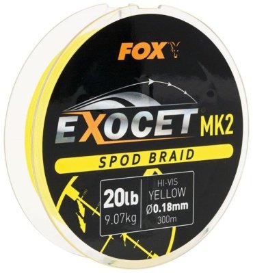 Рыболовная леска FOX CBL013 0.18 мм желтый