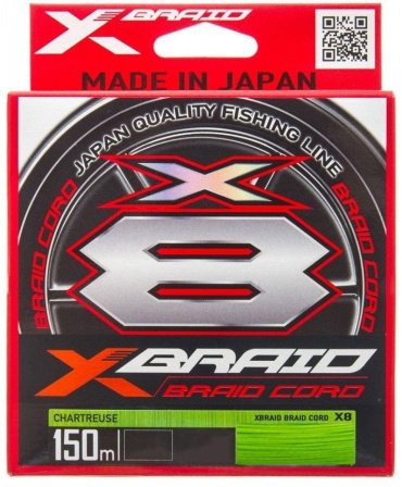 Рыболовная леска YGK X-Braid Cord X8 0.117 мм зеленый