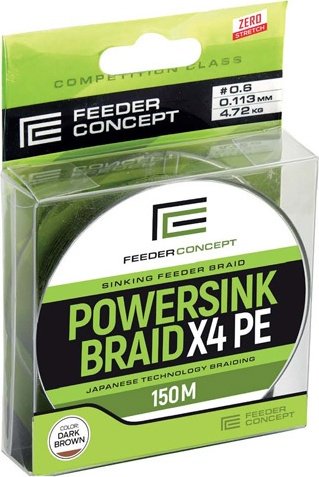 Рыболовная леска Feeder Concept Powersink 0.11 мм коричневый купить,NaN