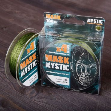Рыболовная леска AKKOI Mask Mystic X4 0.14 мм зеленый - ForteMarket Рыболовная леска AKKOI Mask Mystic X4 0.14 мм зеленый купить,0