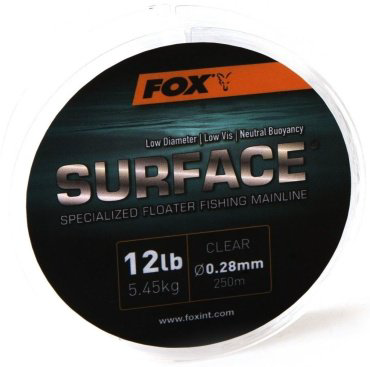 Рыболовная леска FOX Surface 0.28 мм прозрачная купить,NaN