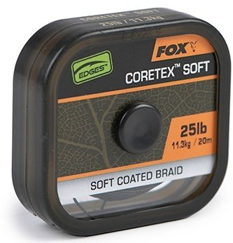 Рыболовный поводок FOX EDGES Naturals Coretex Soft CAC813 0.2 мм черный купить,NaN
