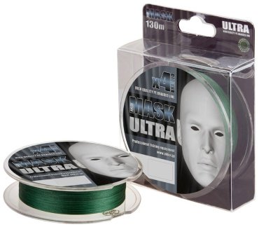 Рыболовная леска AKKOI Mask Ultra X4-130 0.12 мм зеленый