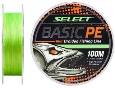 Рыболовная леска SELECT Basic PE 100 0.10 мм светло-зеленая купить,NaN