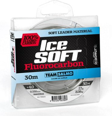 Рыболовная леска Salmo Team Ice Soft Fluorocarbon 0.23 мм прозрачный купить,NaN